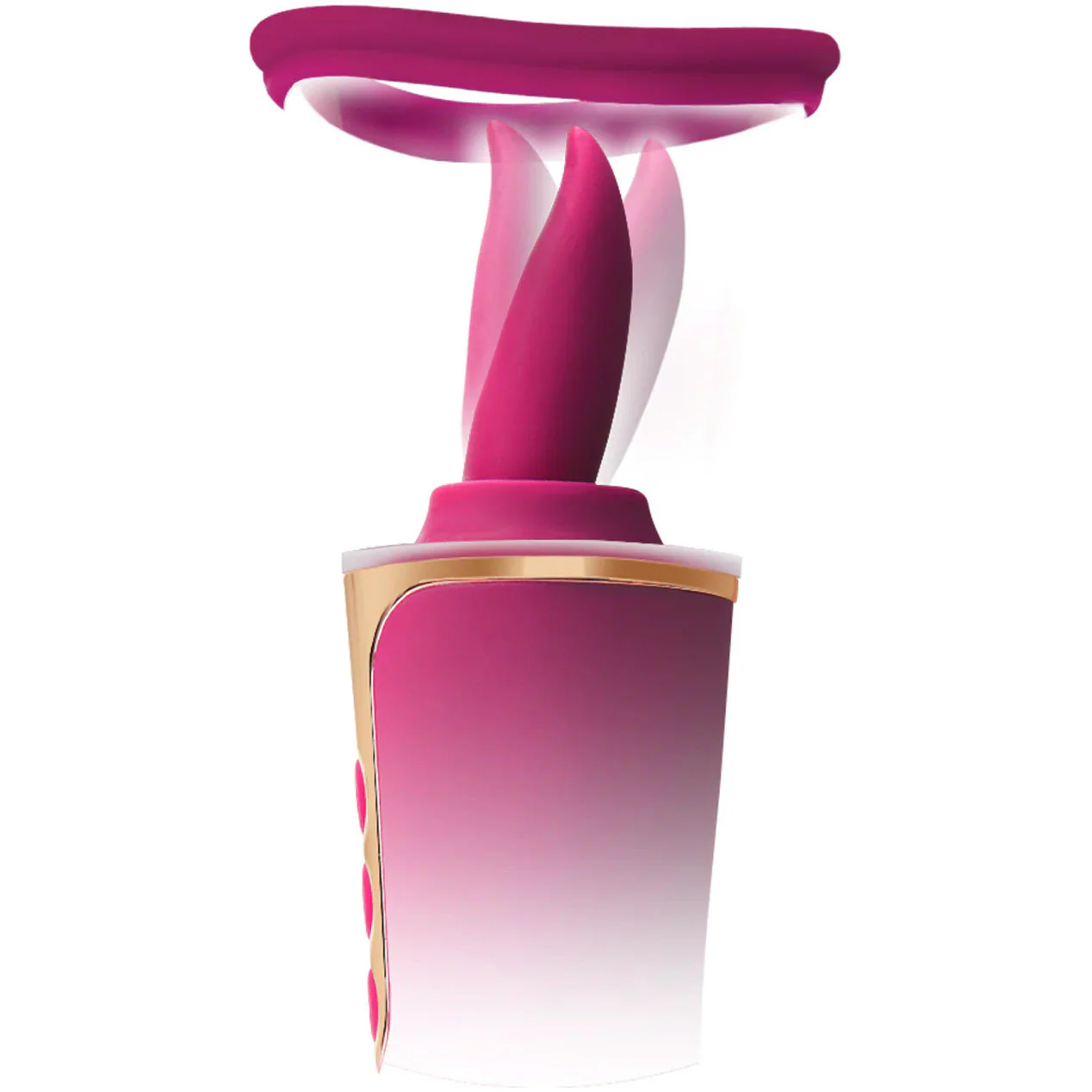 Socialite PROVOCATEUR Rechargeable Silicone Double Ended Lingus Vibrator By Bodywand - Pink - Image 3