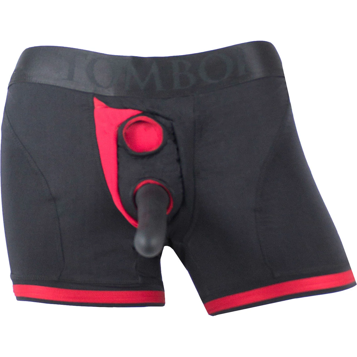 SpareParts Tomboii Harness Boxer Briefs - Black & Red - Image 8