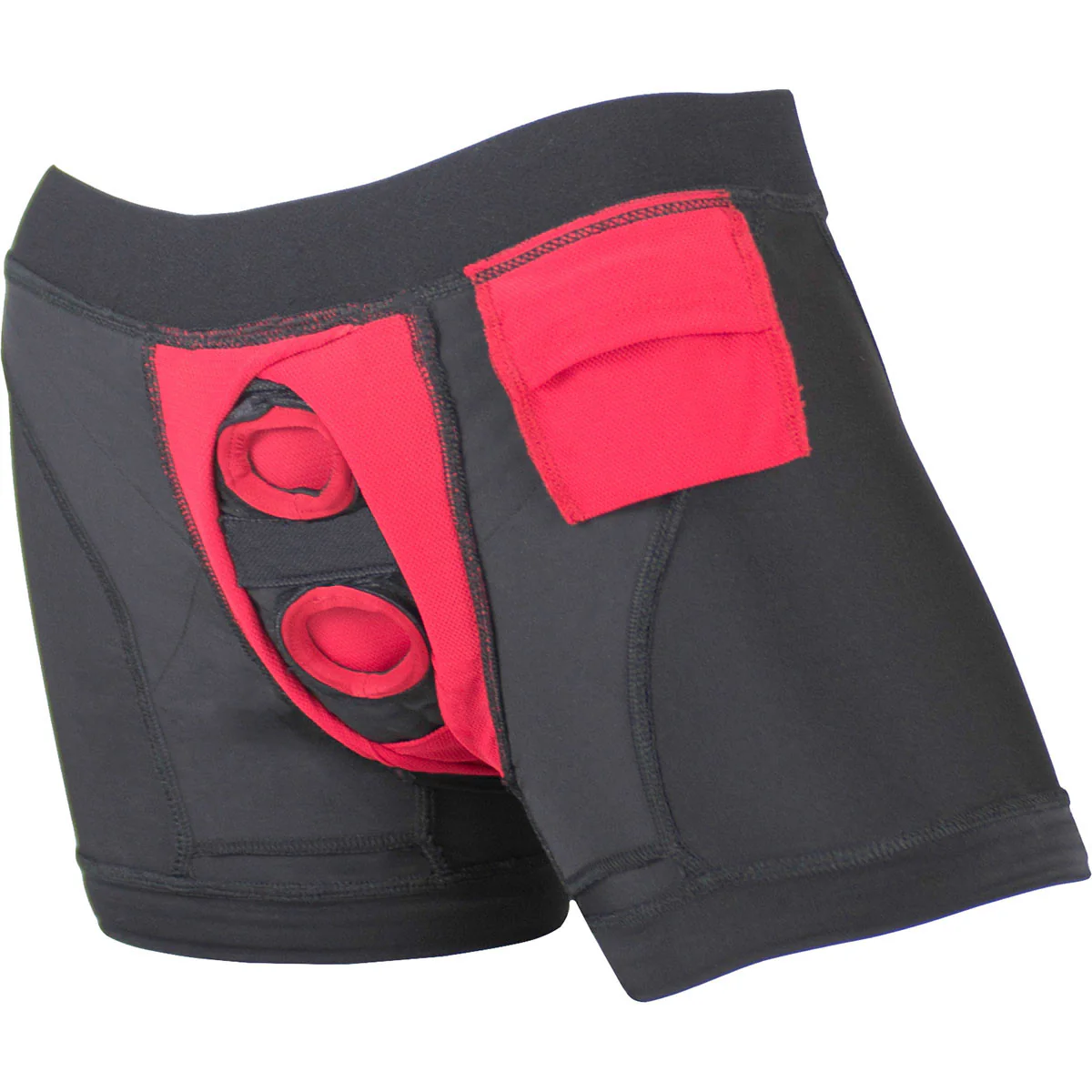 SpareParts Tomboii Harness Boxer Briefs - Black & Red - Image 9