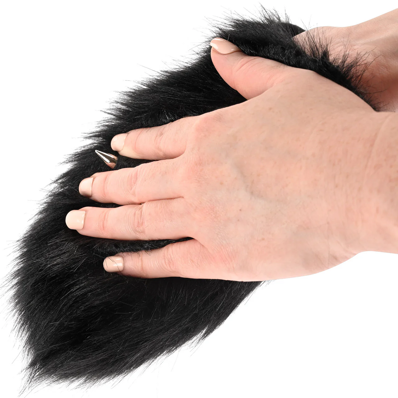 Spiked Sensory Mitt By Sportsheets - Black - Image 9