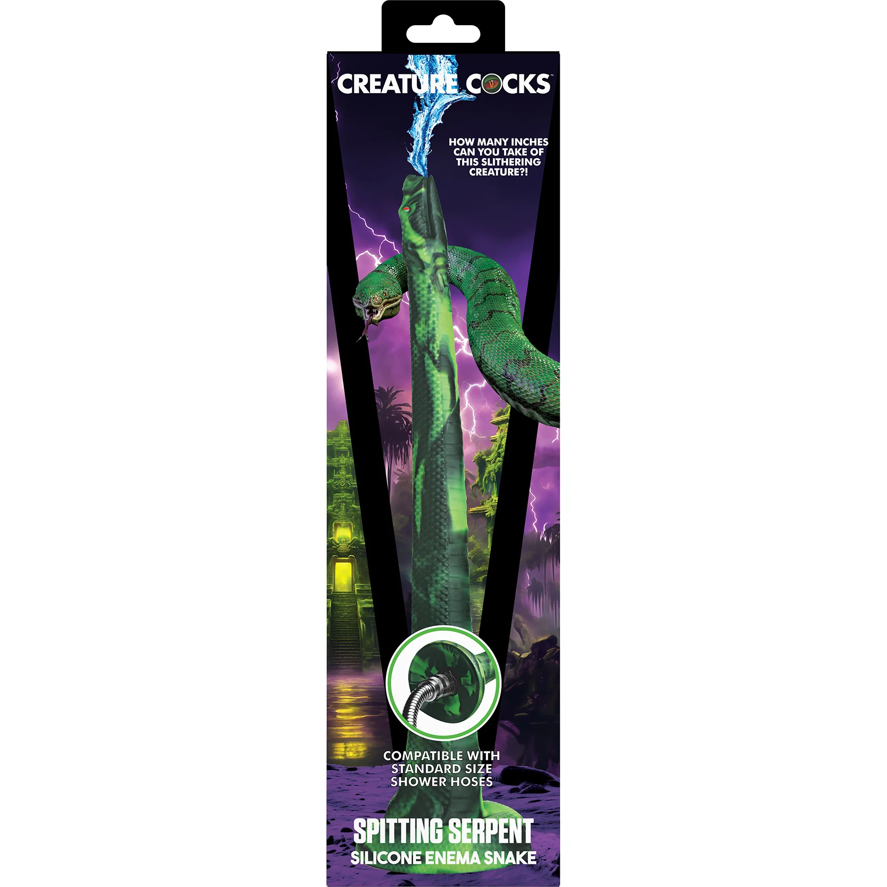 Spitting Serpent Silicone Enema Snake By Creature Cocks - Image 17