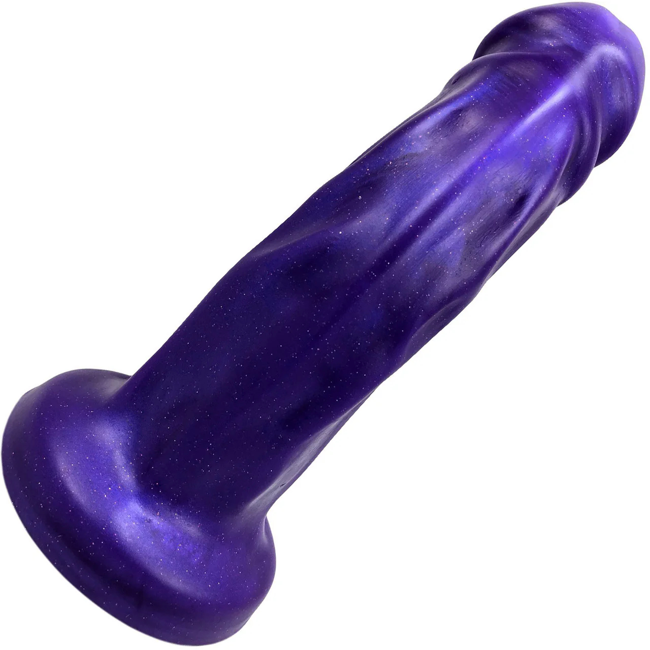 Splendid Dual-Density 8" Silicone Dildo By Uberrime - Large, Orchid - Image 3