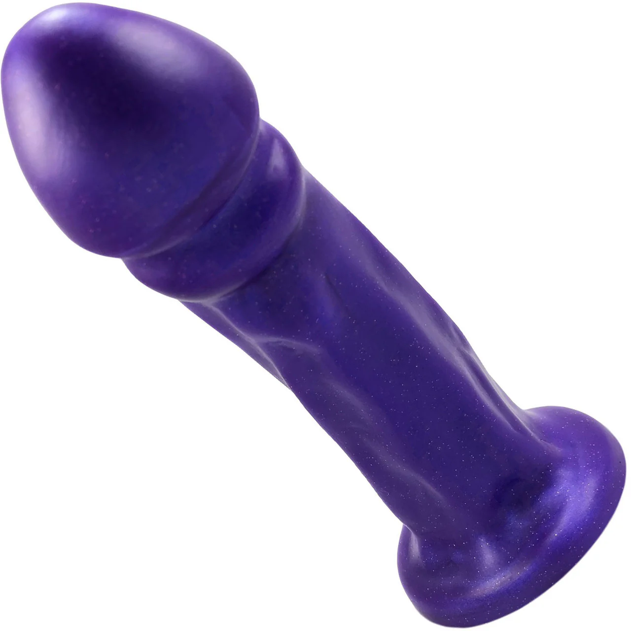 Splendid Dual-Density 8" Silicone Dildo By Uberrime - Large, Orchid - Image 4
