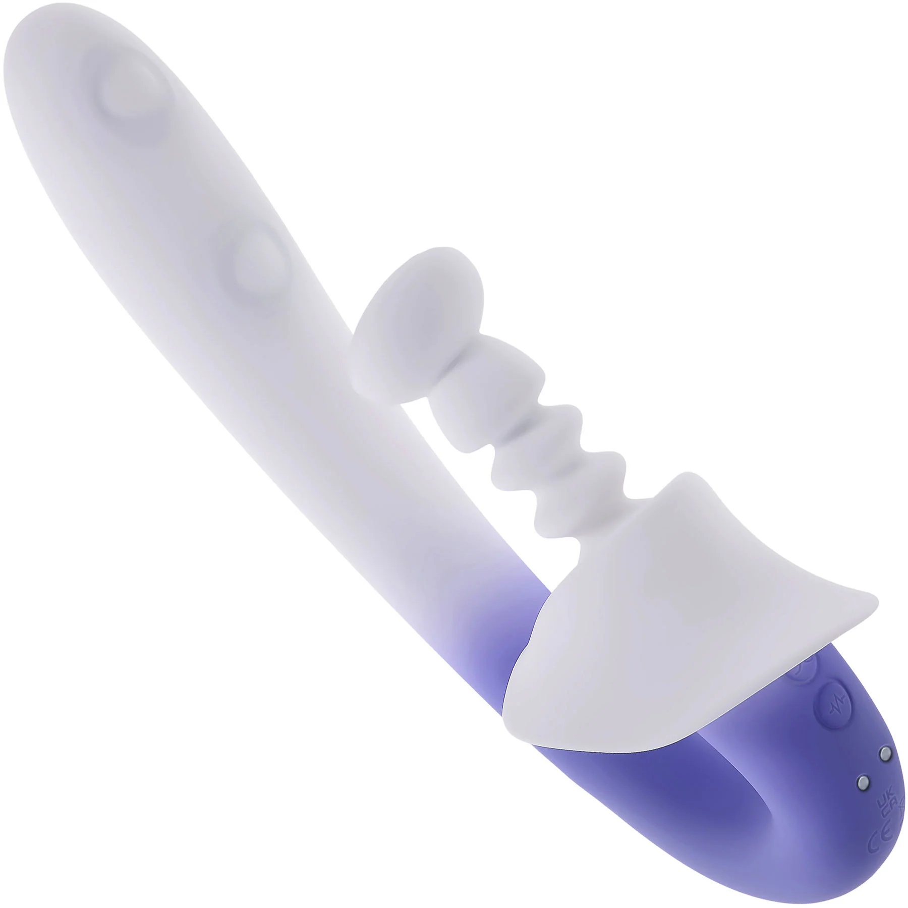 Spring Loaded Silicone Dual Stimulation Vibrator By Evolved Novelties - Image 10