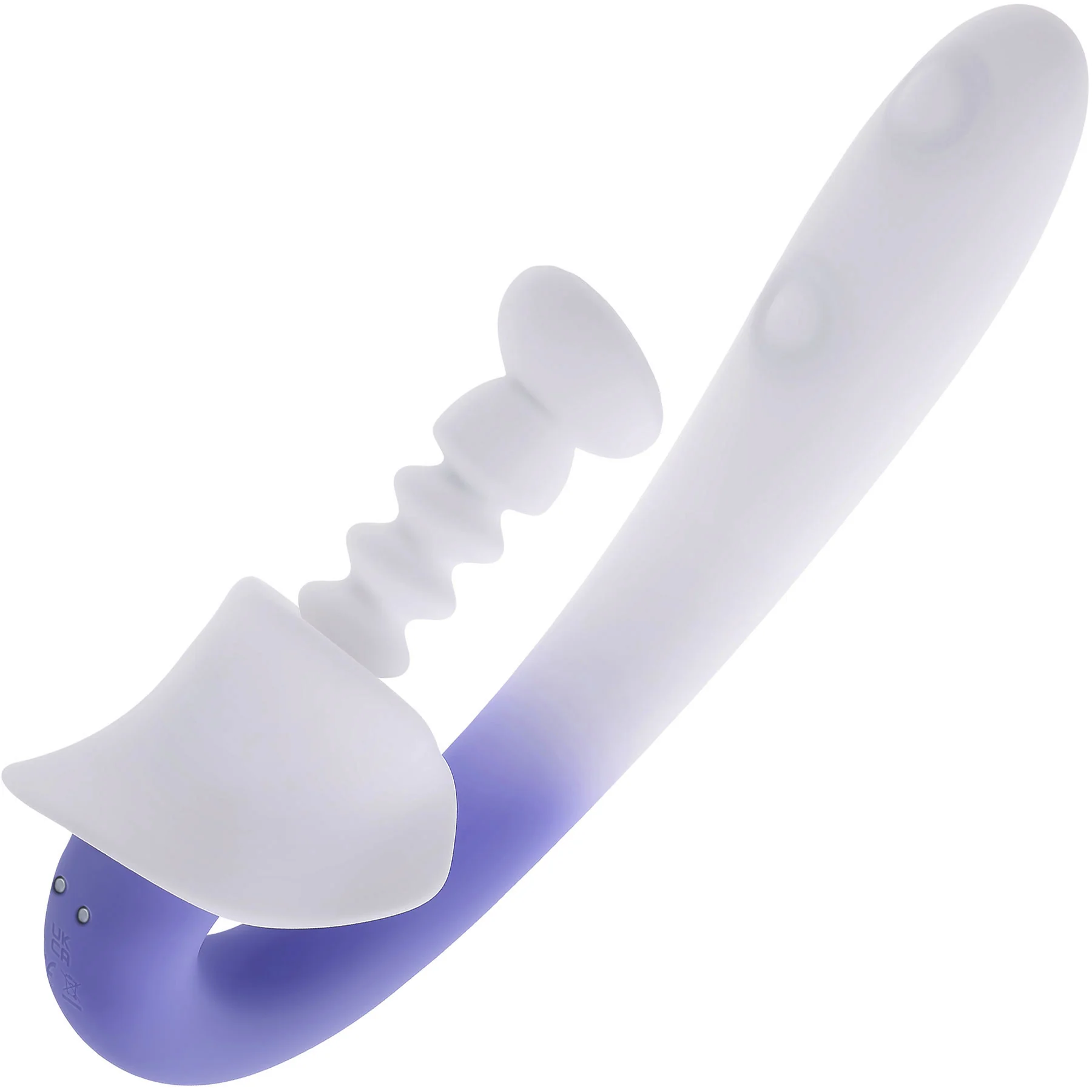 Spring Loaded Silicone Dual Stimulation Vibrator By Evolved Novelties - Image 12