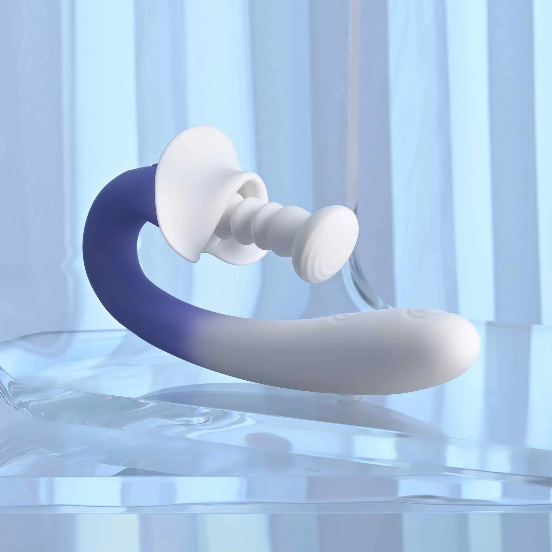 Spring Loaded Silicone Dual Stimulation Vibrator By Evolved Novelties - Image 17