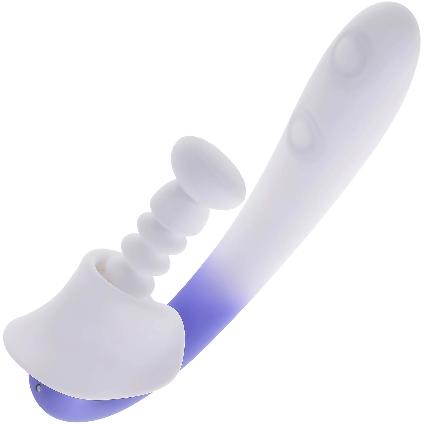 Spring Loaded Silicone Dual Stimulation Vibrator By Evolved Novelties - Image 20