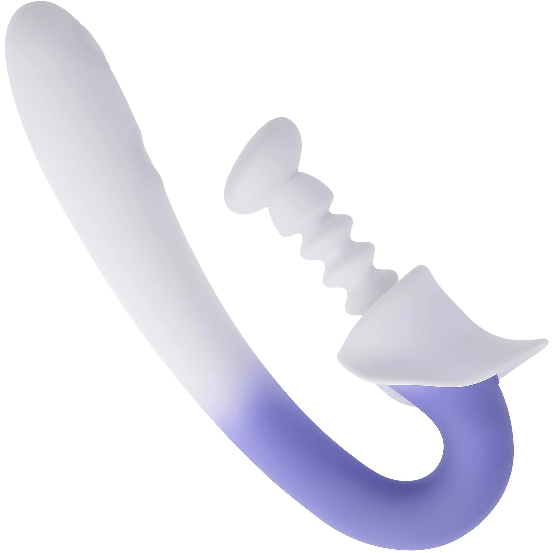 Spring Loaded Silicone Dual Stimulation Vibrator By Evolved Novelties - Image 3