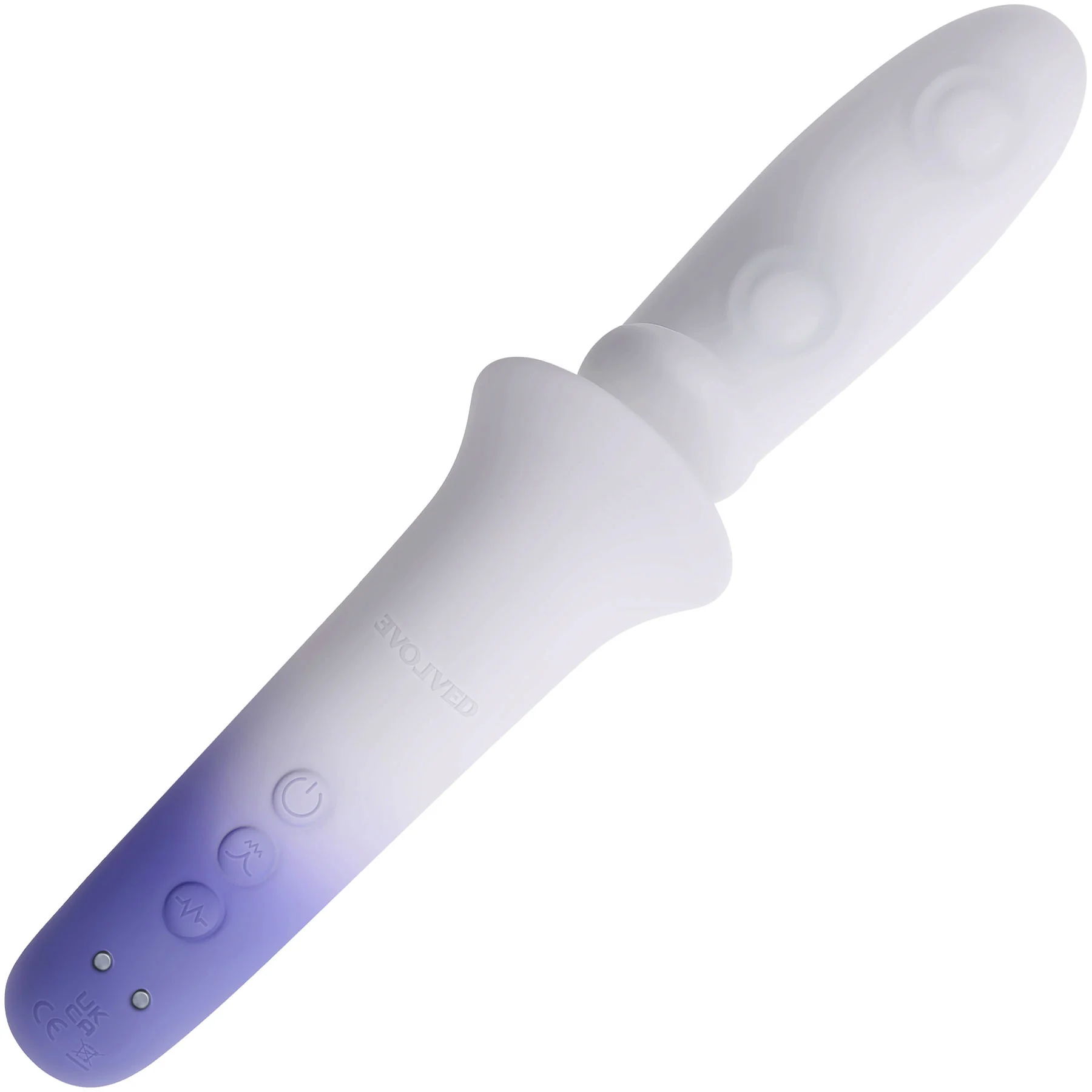 Spring Loaded Silicone Dual Stimulation Vibrator By Evolved Novelties - Image 5