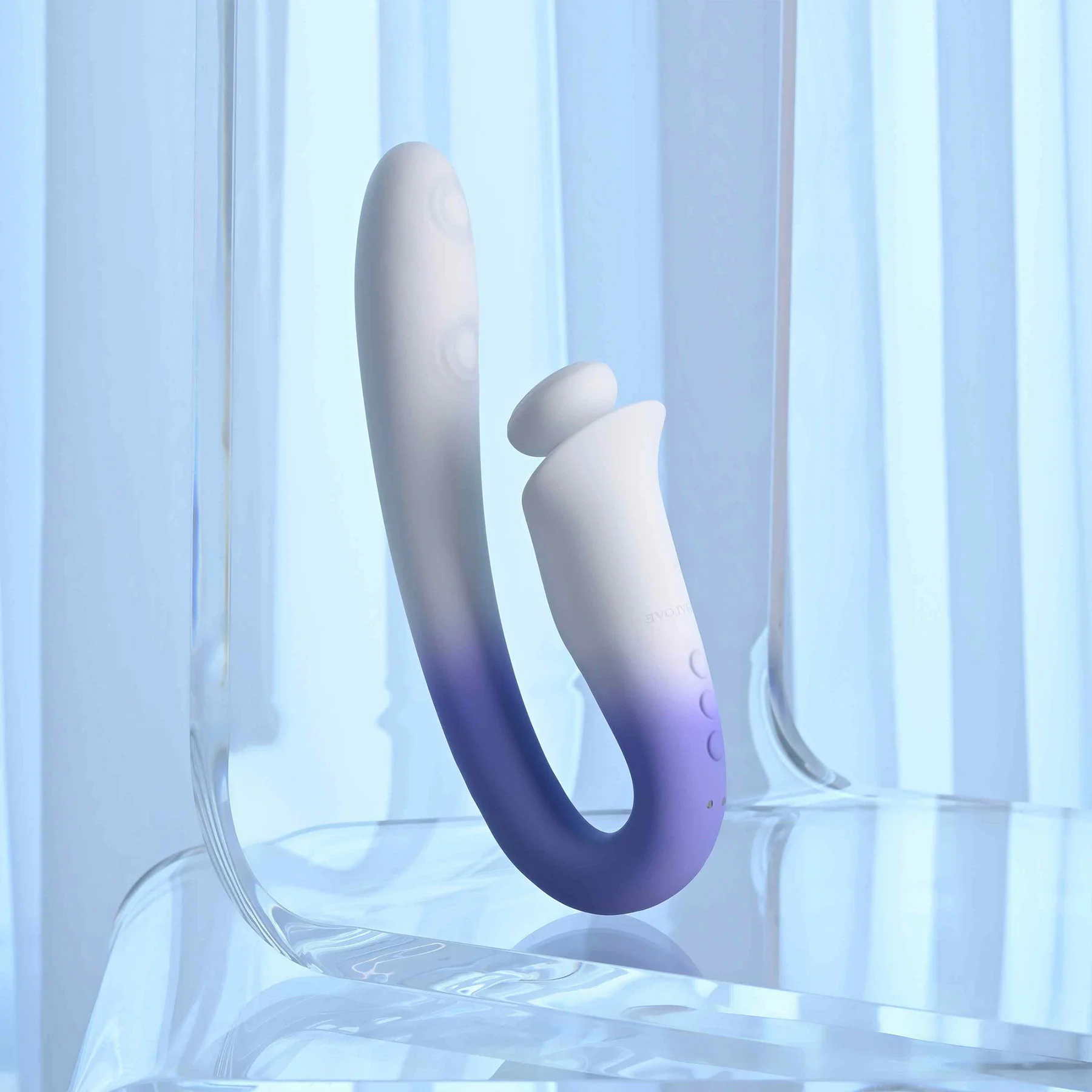 Spring Loaded Silicone Dual Stimulation Vibrator By Evolved Novelties - Image 6