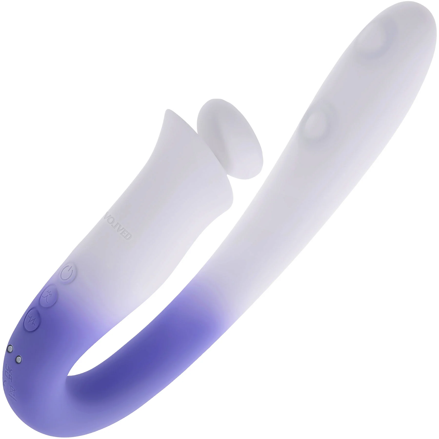 Spring Loaded Silicone Dual Stimulation Vibrator By Evolved Novelties - Image 9