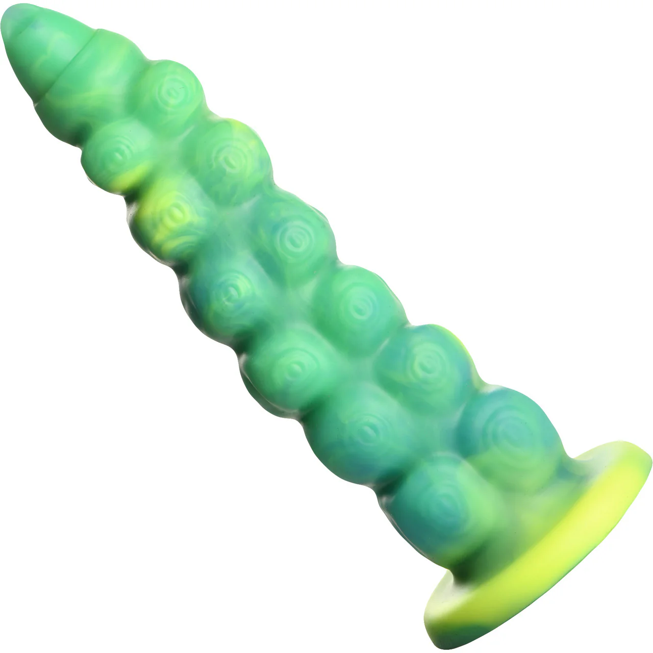 Squirmer Rechargeable Thrusting & Vibrating Silicone Suction Cup Dildo With Remote By Creature Cocks - Image 2