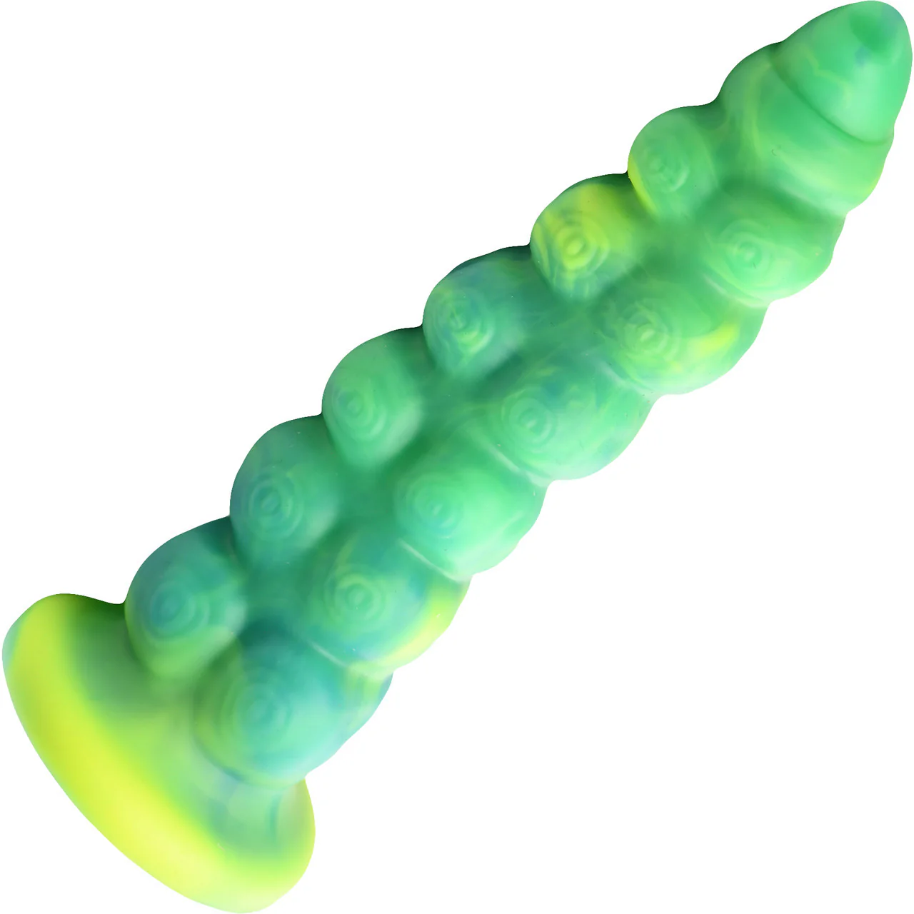 Squirmer Rechargeable Thrusting & Vibrating Silicone Suction Cup Dildo With Remote By Creature Cocks - Image 3
