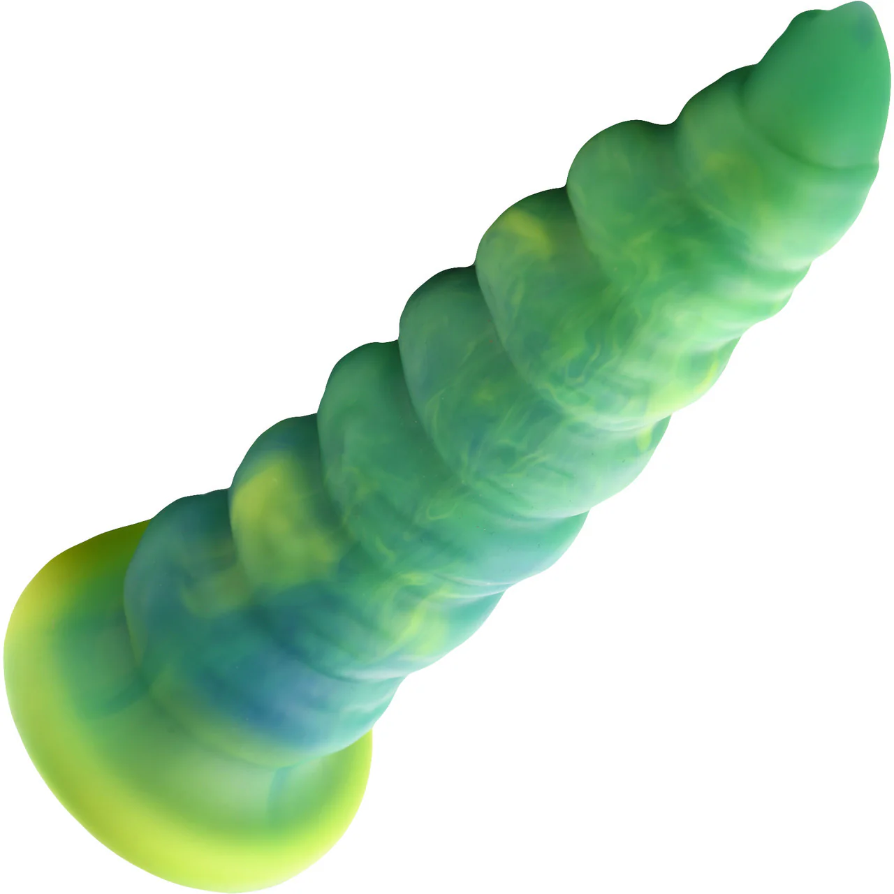 Squirmer Rechargeable Thrusting & Vibrating Silicone Suction Cup Dildo With Remote By Creature Cocks - Image 5