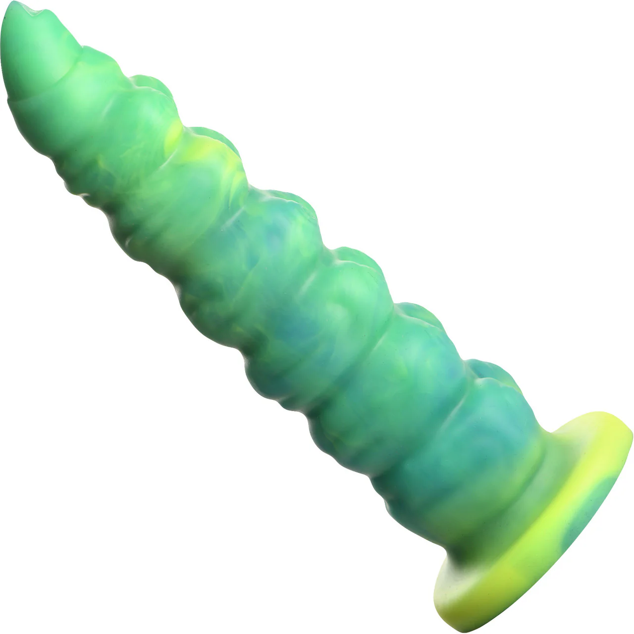 Squirmer Rechargeable Thrusting & Vibrating Silicone Suction Cup Dildo With Remote By Creature Cocks - Image 8