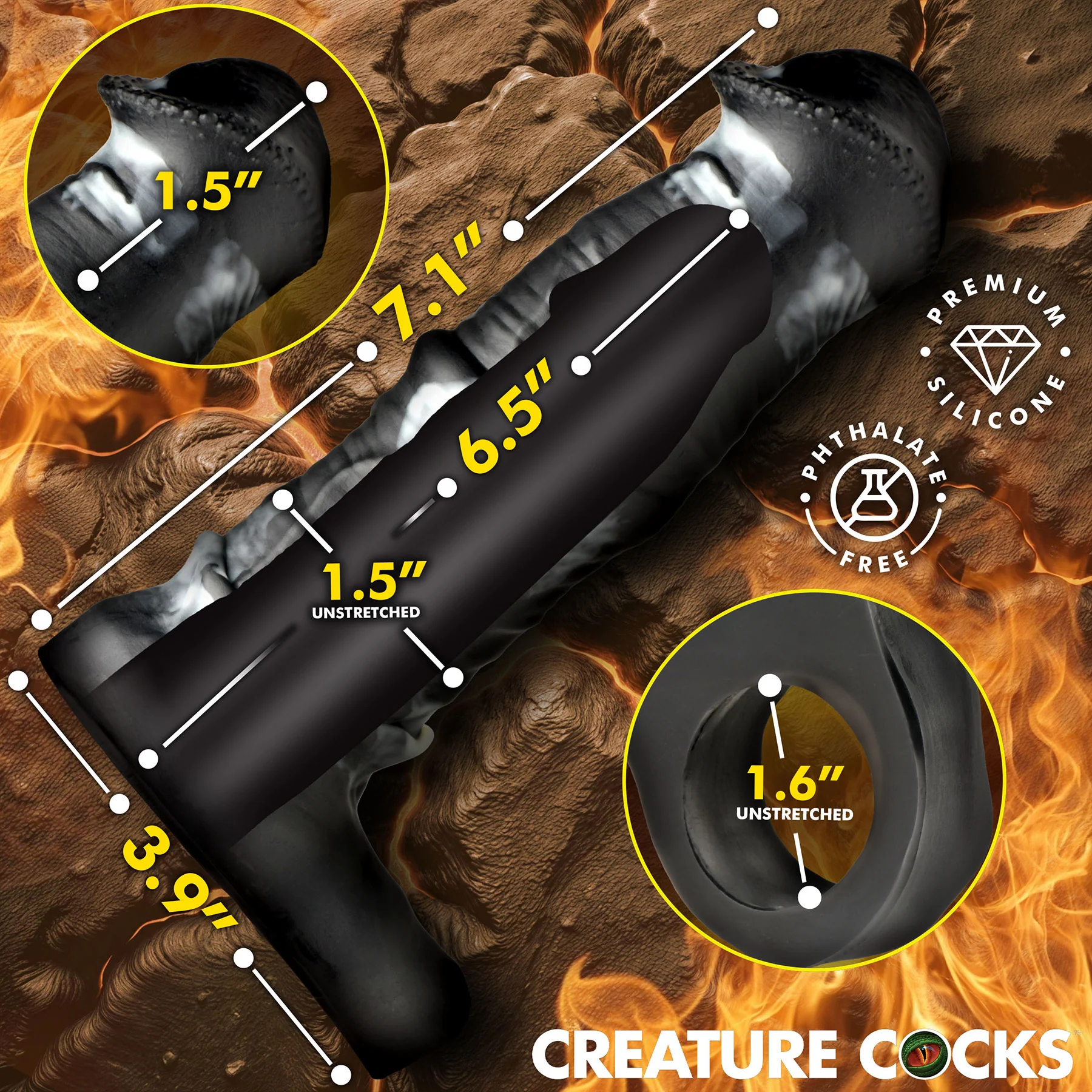 Stallion Silicone Penis Extension By Creature Cocks - Image 11