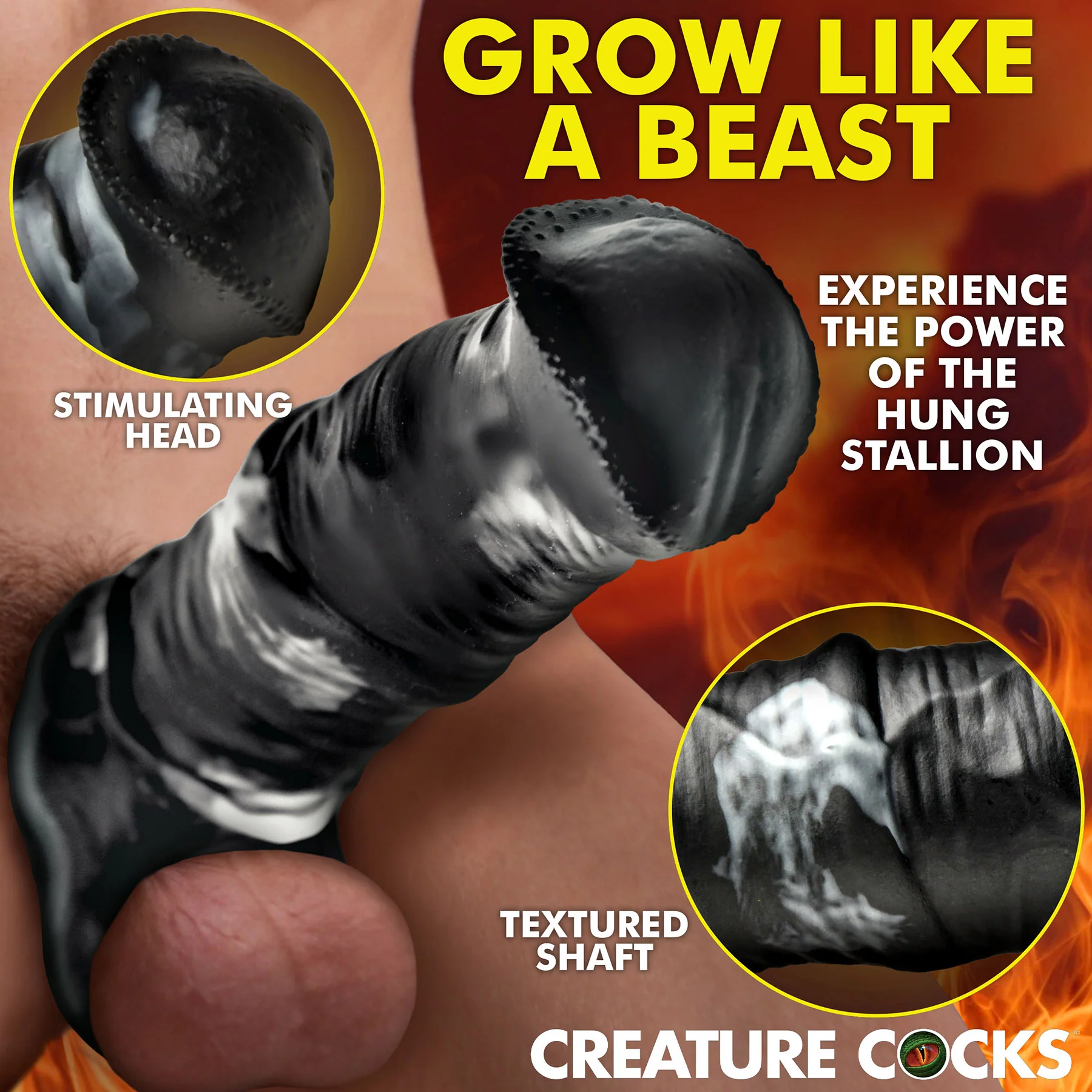 Stallion Silicone Penis Extension By Creature Cocks - Image 2