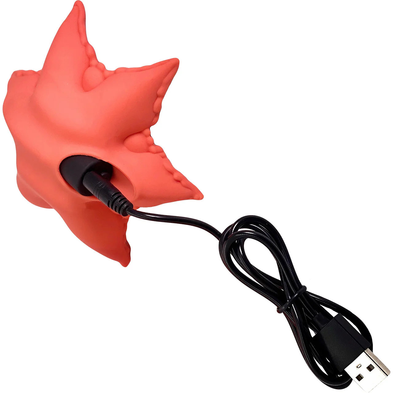 Starsi Silicone Rechargeable Waterproof Vibrator By Cute Little Fuckers - Coral - Image 2
