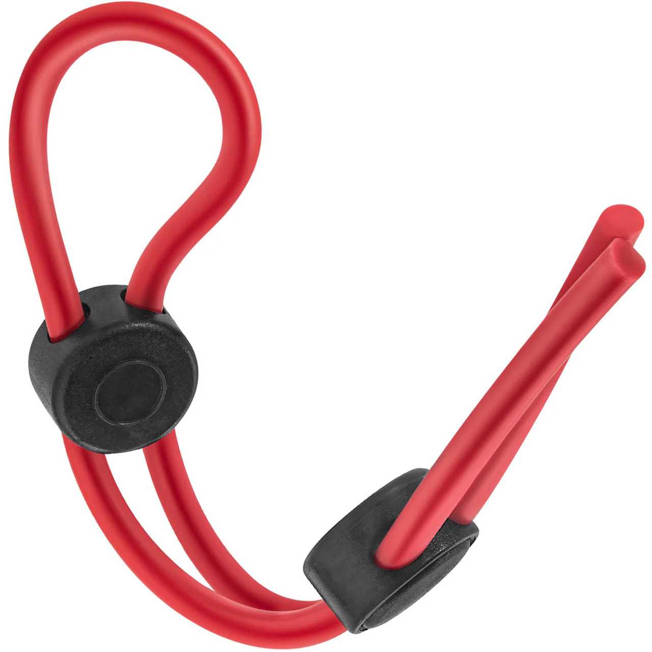 Stay Hard Silicone Double Loop Cock Ring By Blush Novelties - Red - Image 3