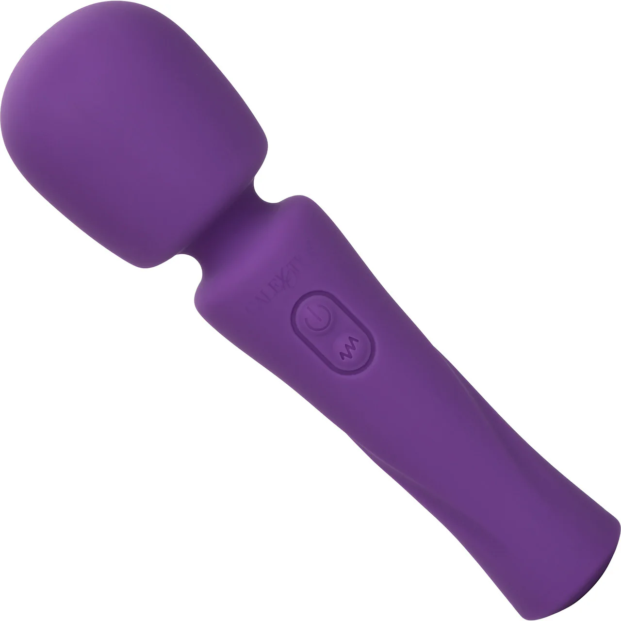 Stella Liquid Silicone Massager Rechargeable Wand Style Vibrator By CalExotics - Purple - Image 5