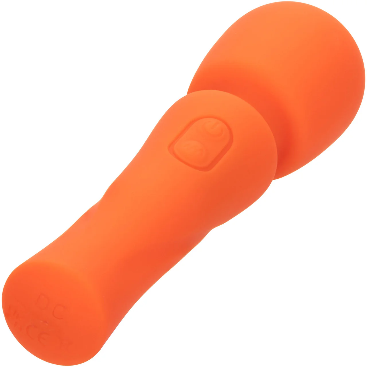 Stella Liquid Silicone Mini Massager Rechargeable Waterproof Wand Style Vibrator By CalExotics - Orange - Image 4