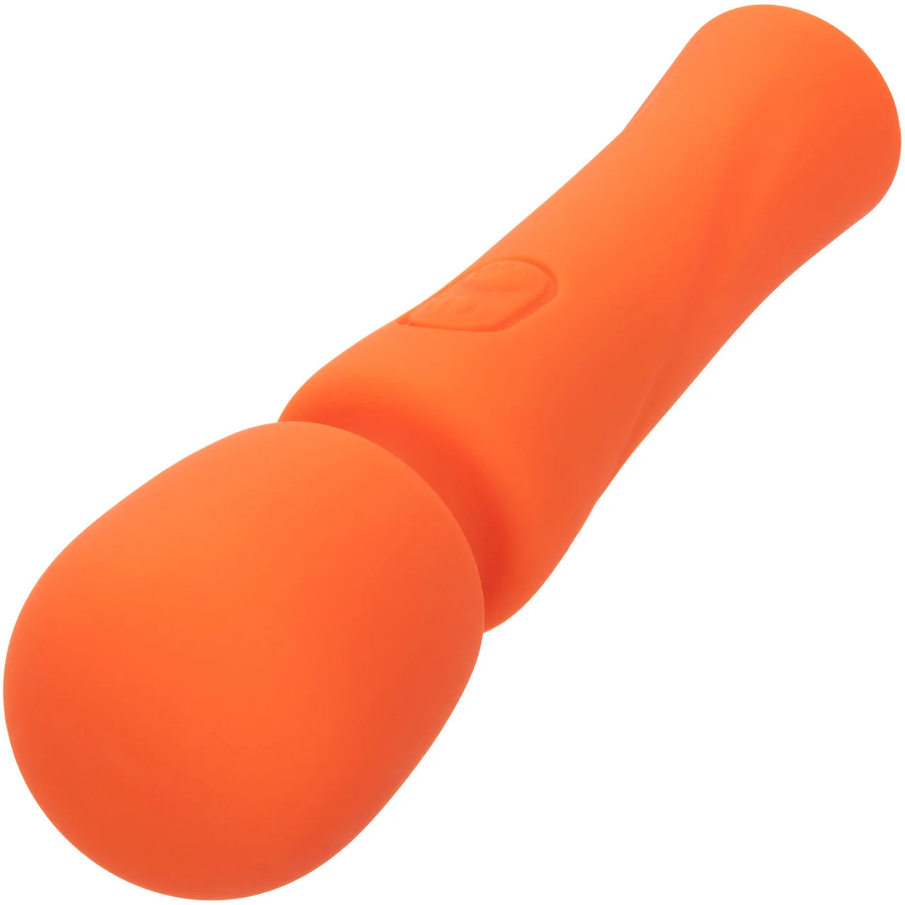 Stella Liquid Silicone Mini Massager Rechargeable Waterproof Wand Style Vibrator By CalExotics - Orange - Image 5