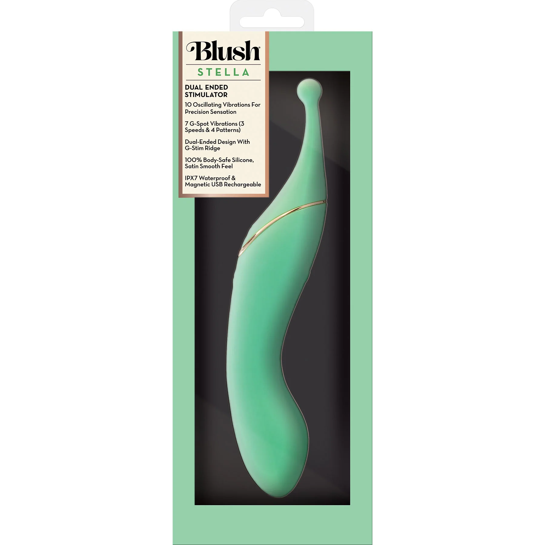 Stella Rechargeable Silicone Dual Use G-Spot & Clitoral Vibrator By Blush - Image 13
