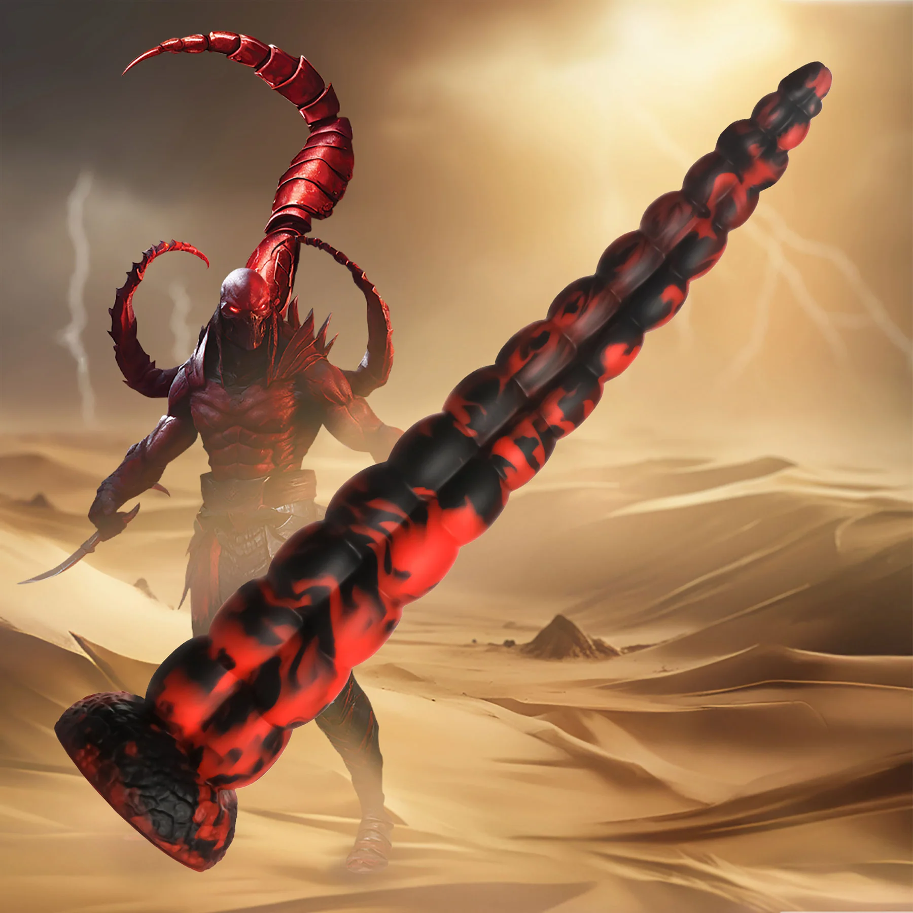 Stinger Silicone Suction Cup Dildo By Creature Cocks - Image 2