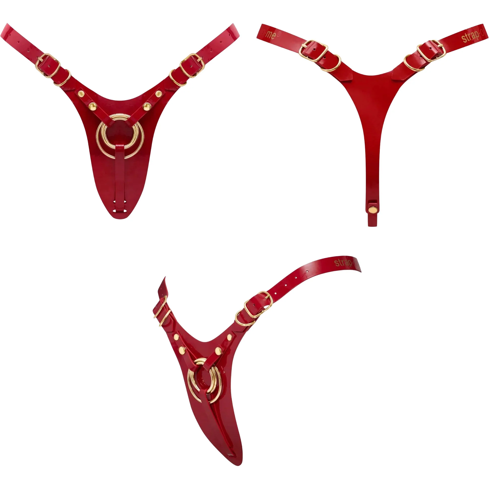 Strap-on-Me Fabulous Faux Leather Harness - Image 11