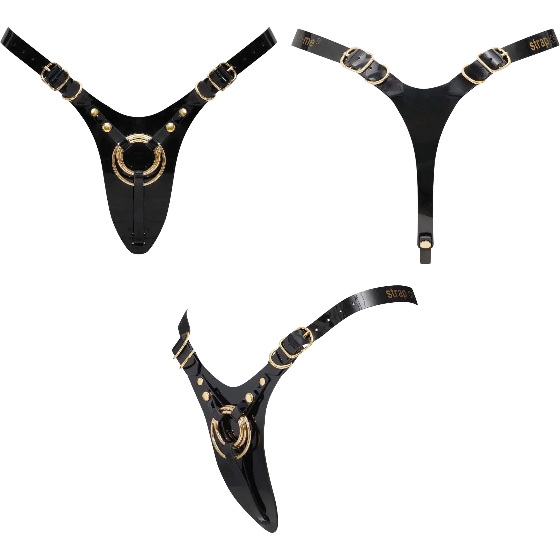 Strap-on-Me Fabulous Faux Leather Harness - Image 5