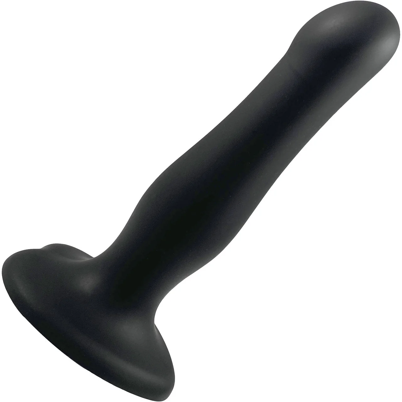 Strap-on-Me Inflatable Silicone Suction Cup Dildo Plug - Black - Image 4