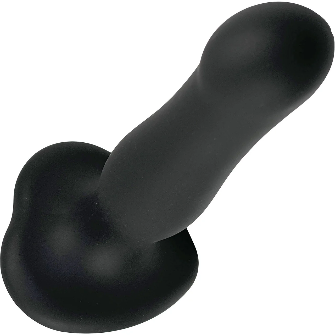 Strap-on-Me Inflatable Silicone Suction Cup Dildo Plug - Black - Image 7