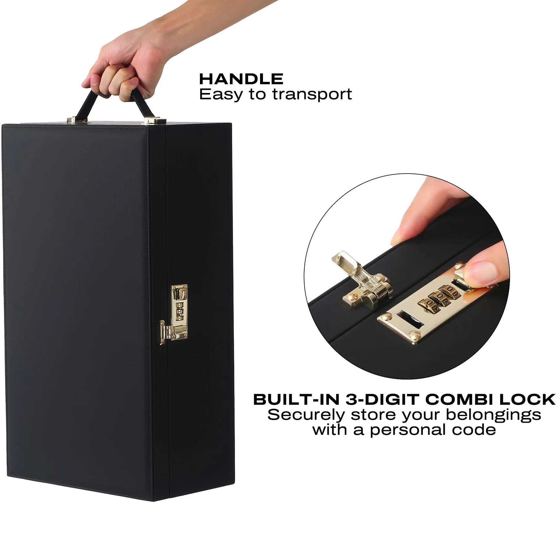 Strap-on-Me Le Coffret Prestige Discreet Toy Storage Box With Combination Lock - Image 9