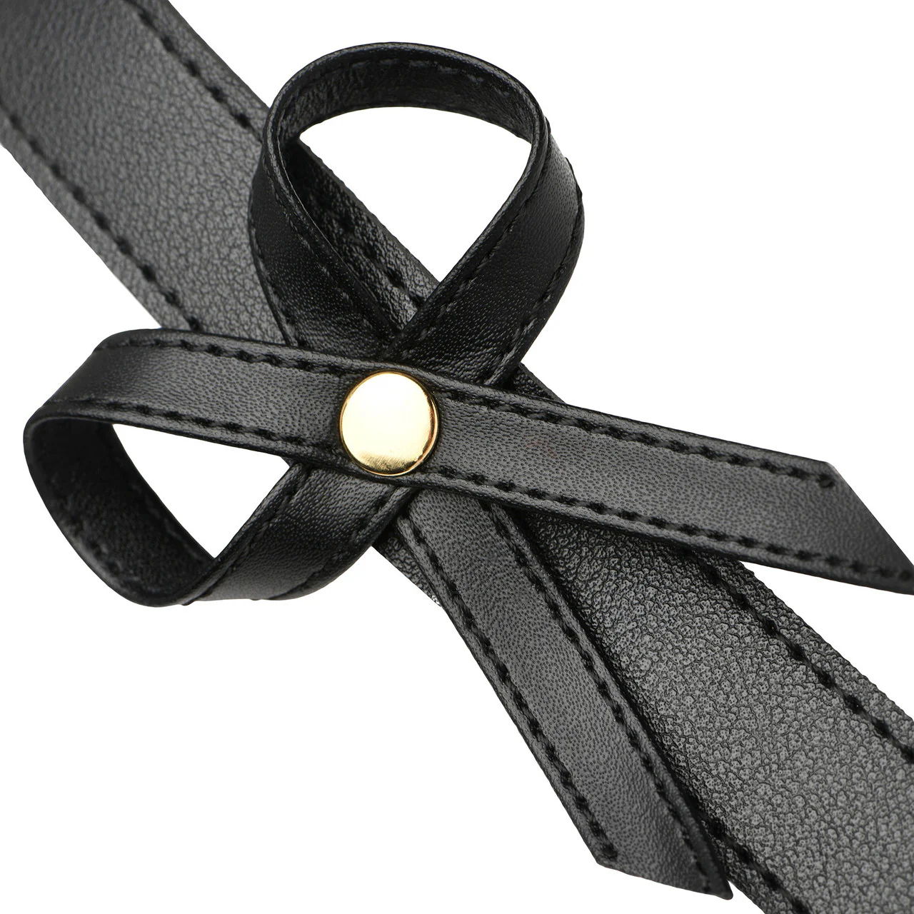 Strict Bondage Harness with Bows - X-Large / XX-Large, Black - Image 6