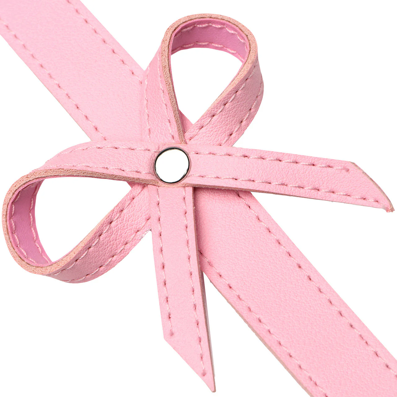 Strict Bondage Harness with Bows - X-Large / XX-Large, Pink - Image 6