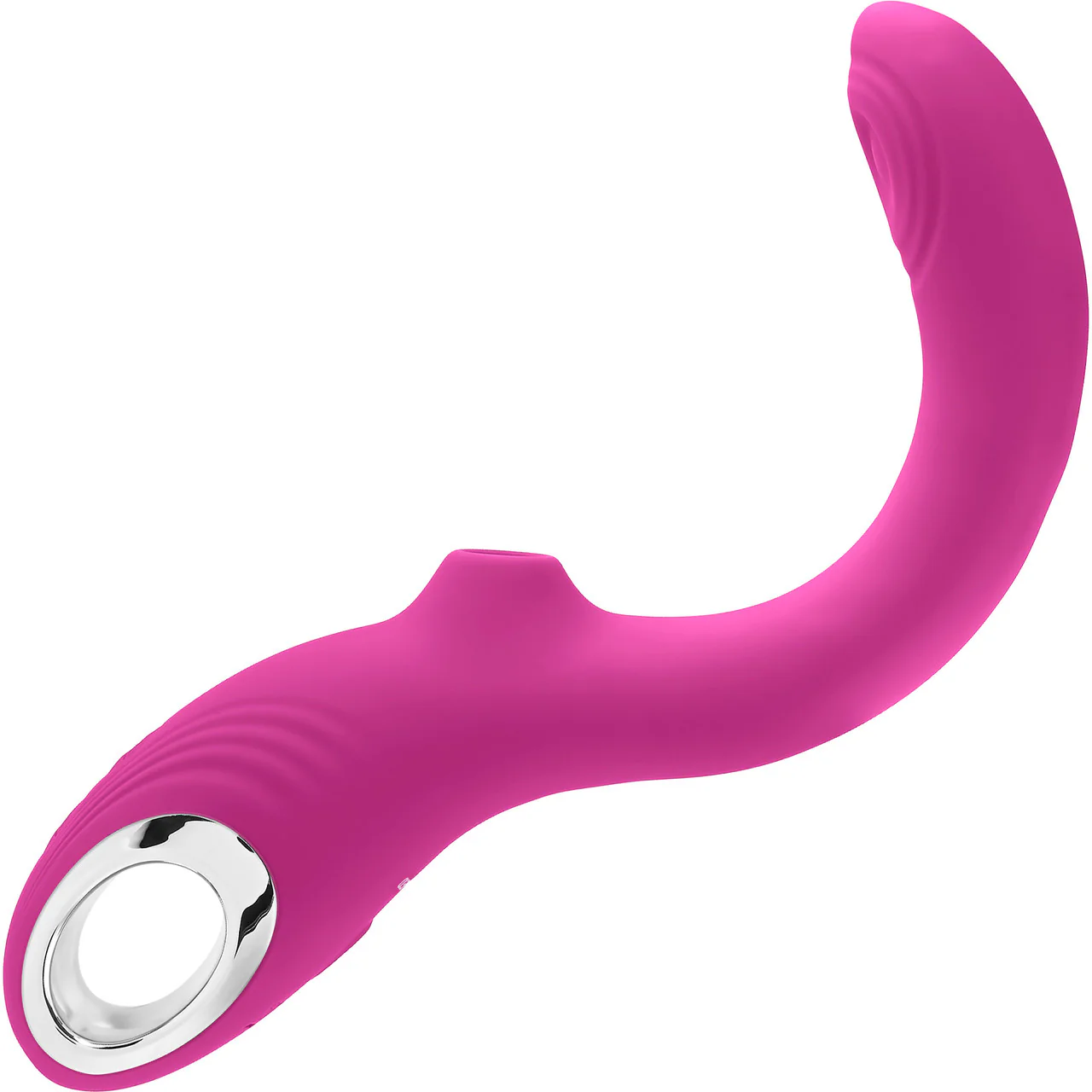 Strike A Pose Silicone Dual Stimulation G-Spot & Clitoral Vibrator With Suction By Evolved Novelties - Image 3