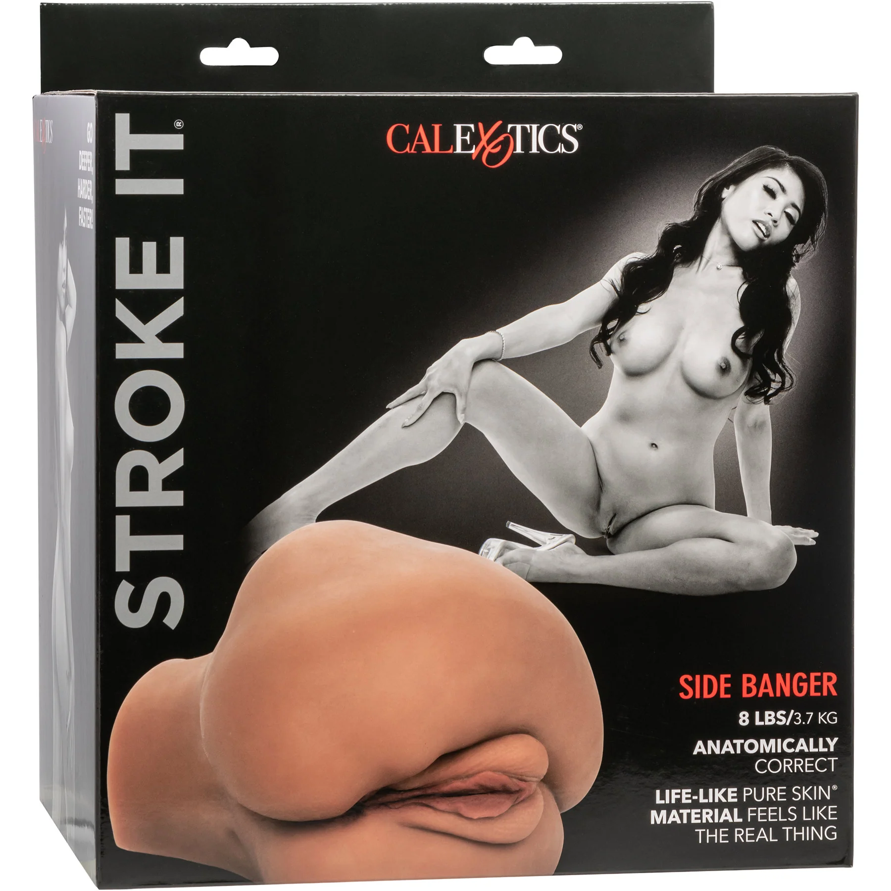 Stroke It® Side Banger Penis Stroker With Pussy & Ass By CalExotics - Image 16