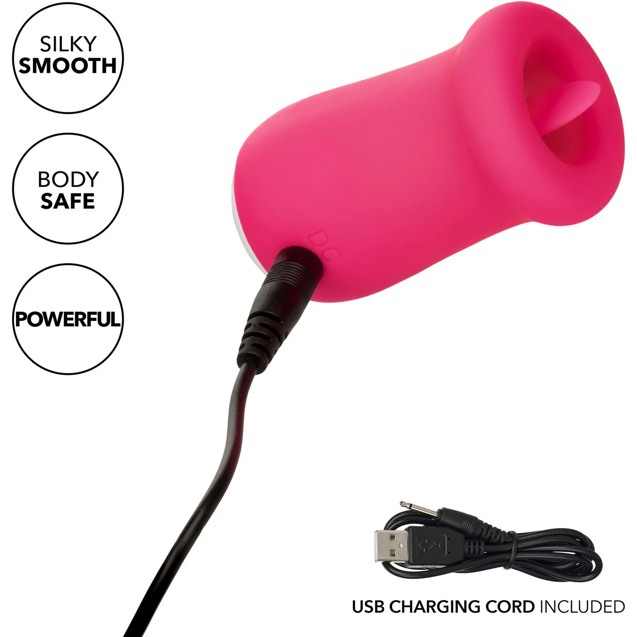 Sugar Craze Rechargeable Waterproof Silicone Flickering Clitoral Stimulator By CalExotics - Pink - Image 11