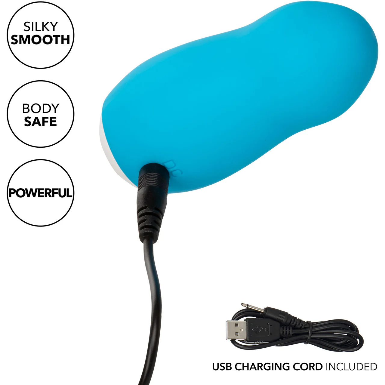 Sugar Dream Rechargeable Waterproof Silicone Clitoral Vibrator By CalExotics - Blue - Image 10