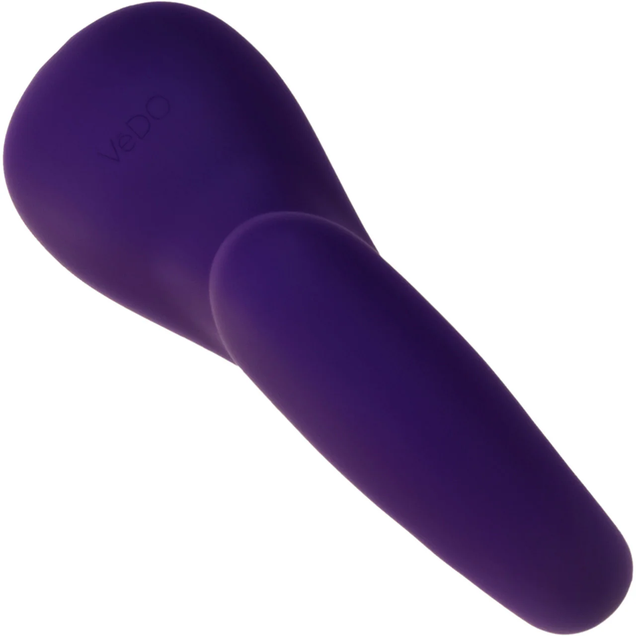 SUKI Plus Rechargeable Silicone Dual Stimulation Vibrator With Clitoral Pulsator By VeDO - Deep Purple - Image 2