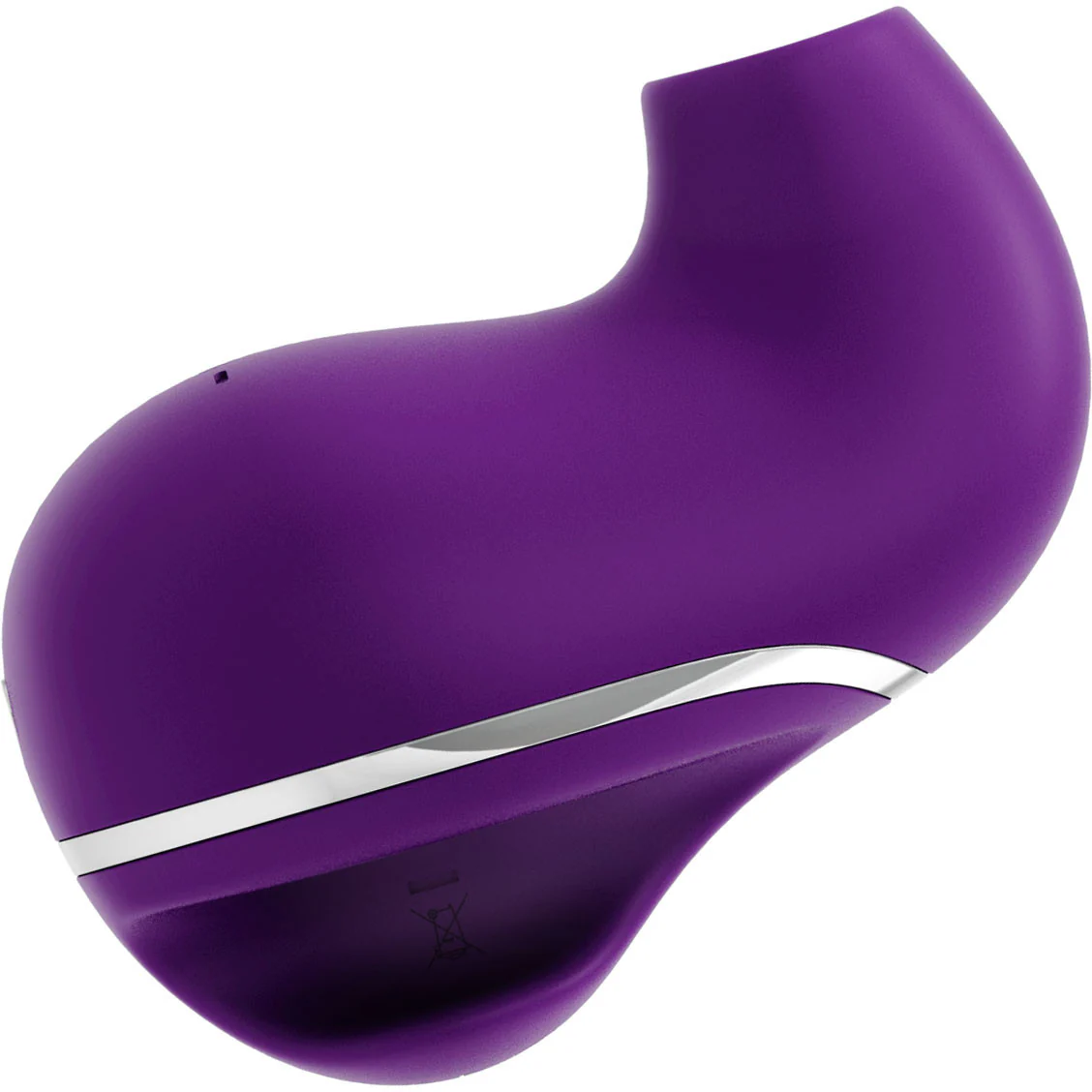 SUKI Rechargeable Sonic Silicone Clitoral Pulsating Vibrator by VeDO - Deep Purple - Image 3