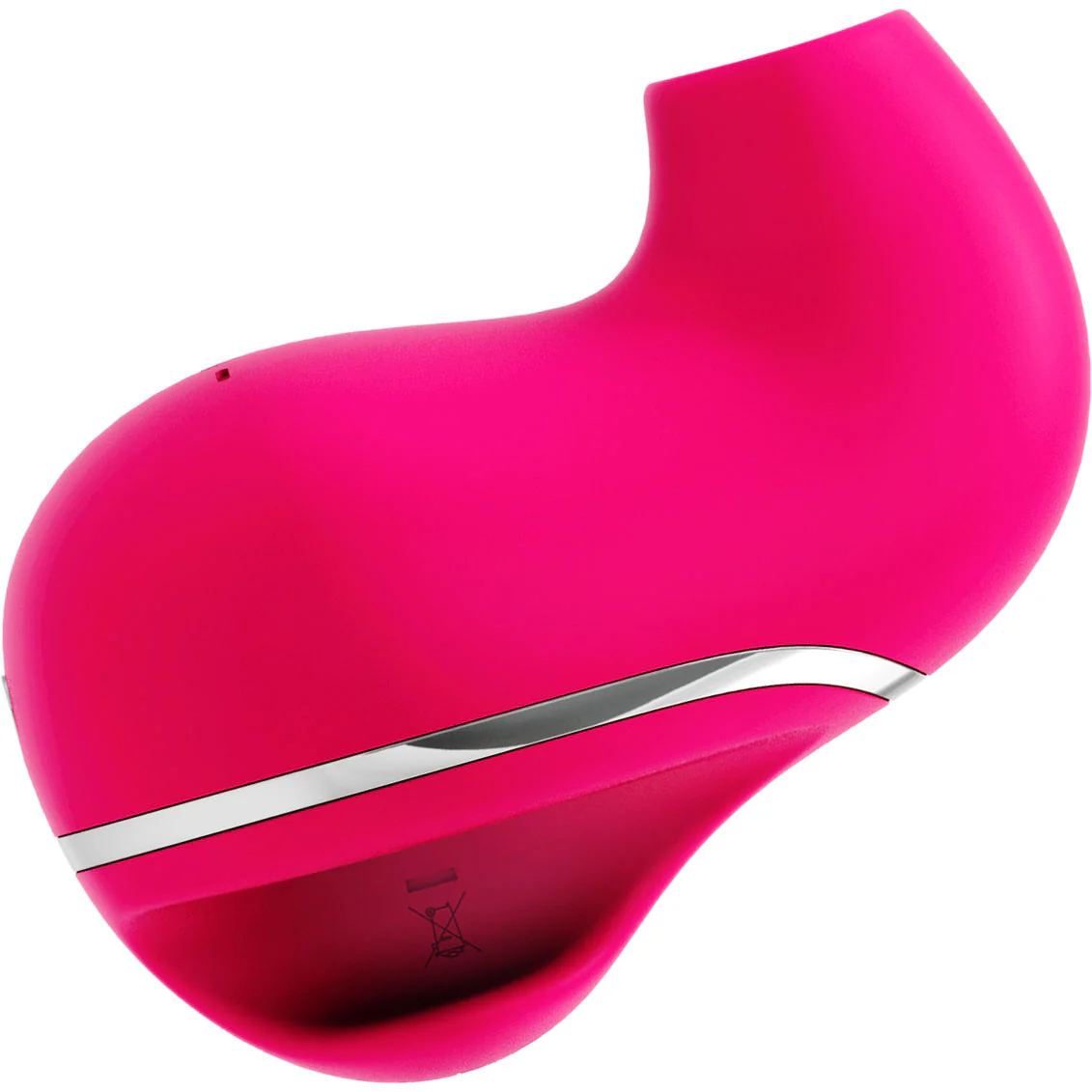SUKI Rechargeable Sonic Silicone Clitoral Pulsating Vibrator by VeDO - Foxy Pink - Image 3