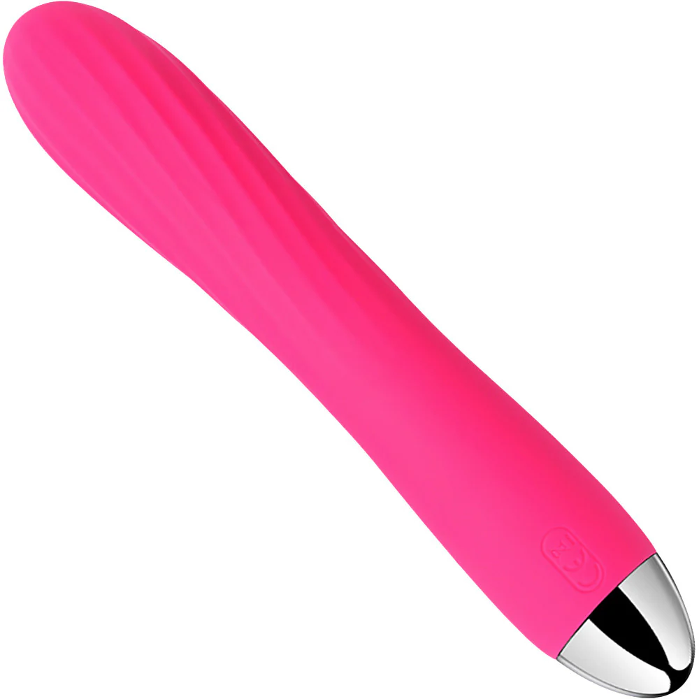 SVAKOM Angel Rechargeable Silicone Warming Dual Stimulation Vibrator - Pink - Image 4