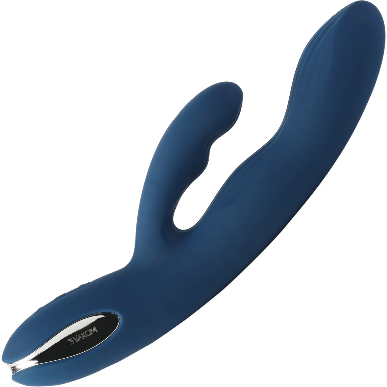 SVAKOM Aylin Rechargeable Waterproof Silicone Dual Stimulation Vibrator - Blue - Image 3