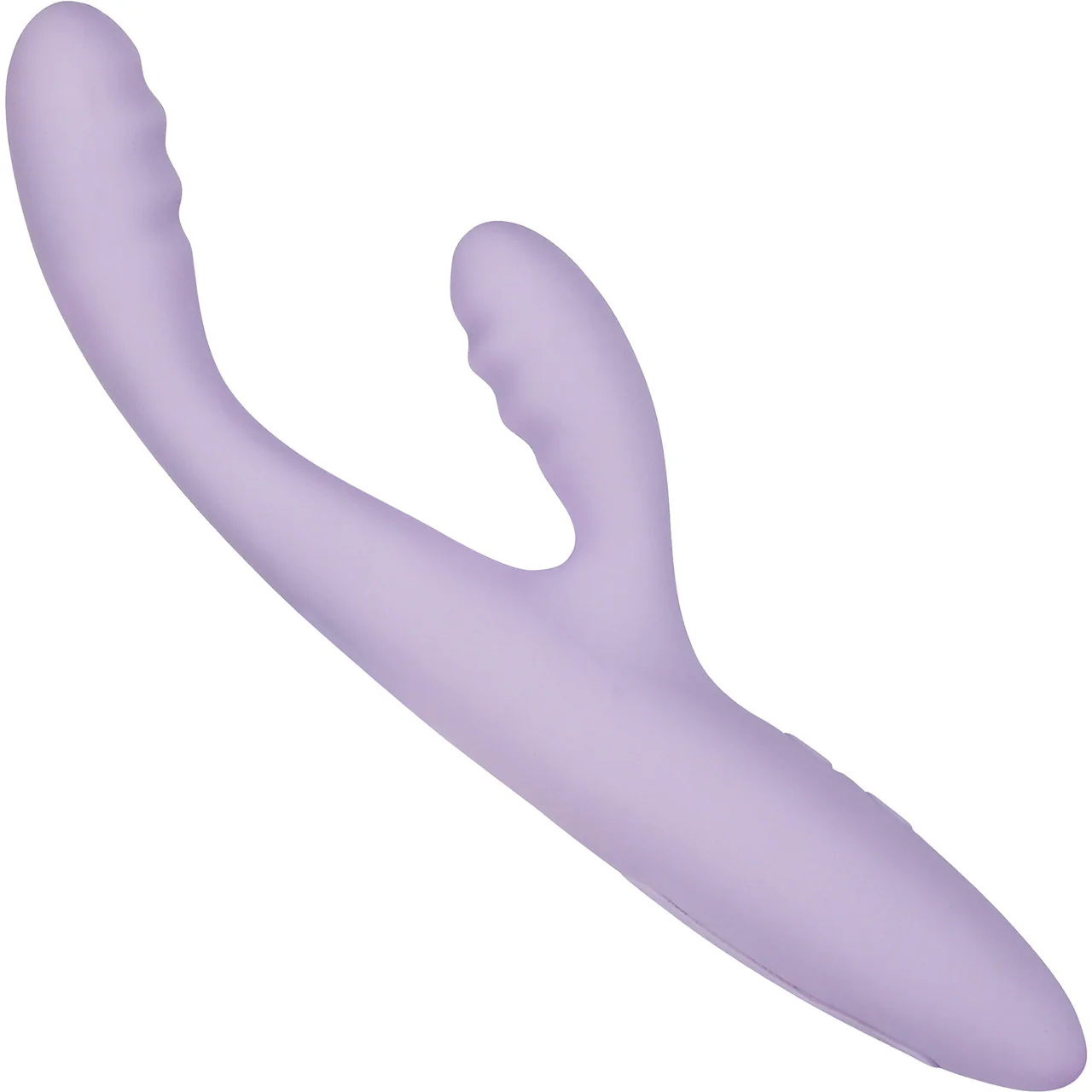 SVAKOM CICI+ 2 Rechargeable Warming App Controlled Silicone Dual Stimulation Vibrator - Pastel Lilac - Image 2
