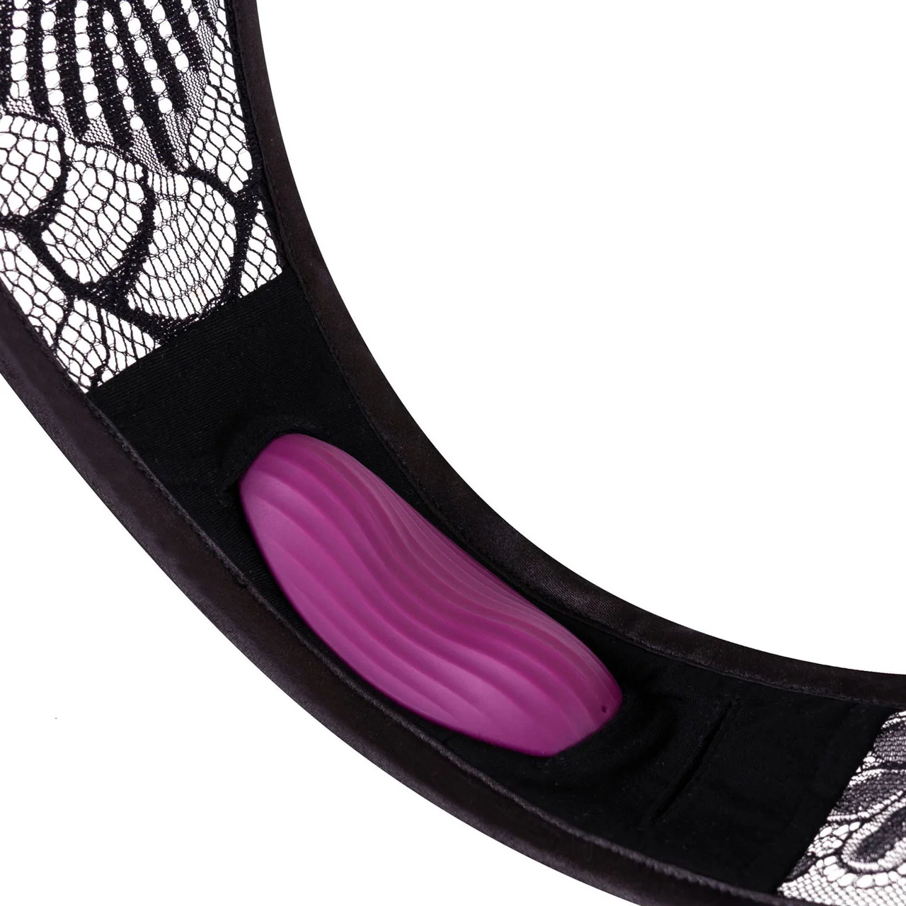 Svakom Edeny Interactive App Enabled Silicone Clitoral Stimulator With Panties  - Purple - Image 4