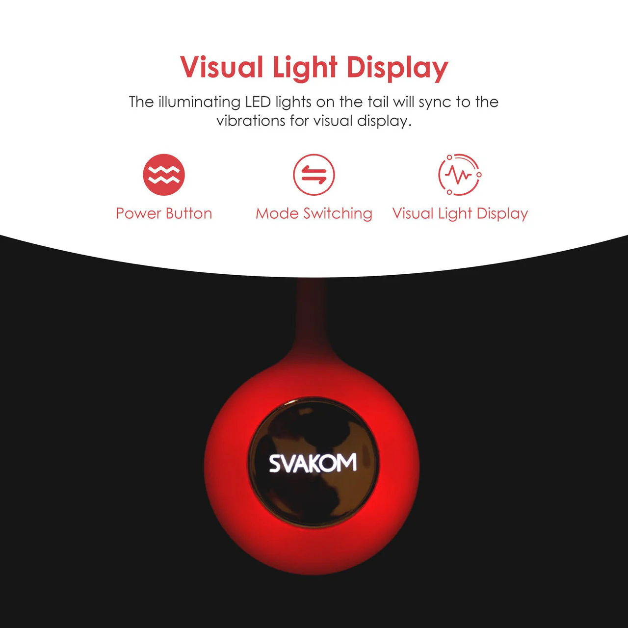 SVAKOM Ella Neo Rechargeable Interactive App Enabled Vibrating Silicone Bullet - Red - Image 10