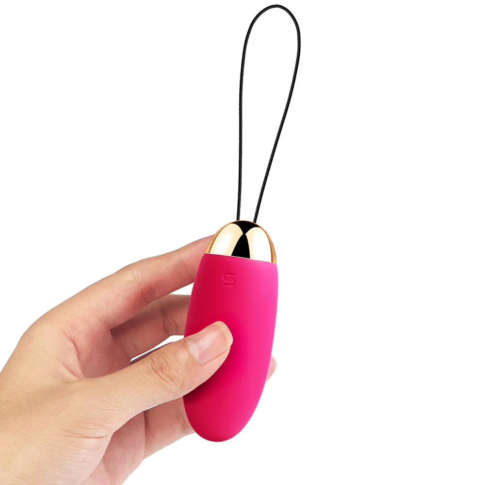 SVAKOM Elva Remote Controlled Wearable Intelligent Rechargeable Silicone Vibrating Bullet - Pink - Image 5