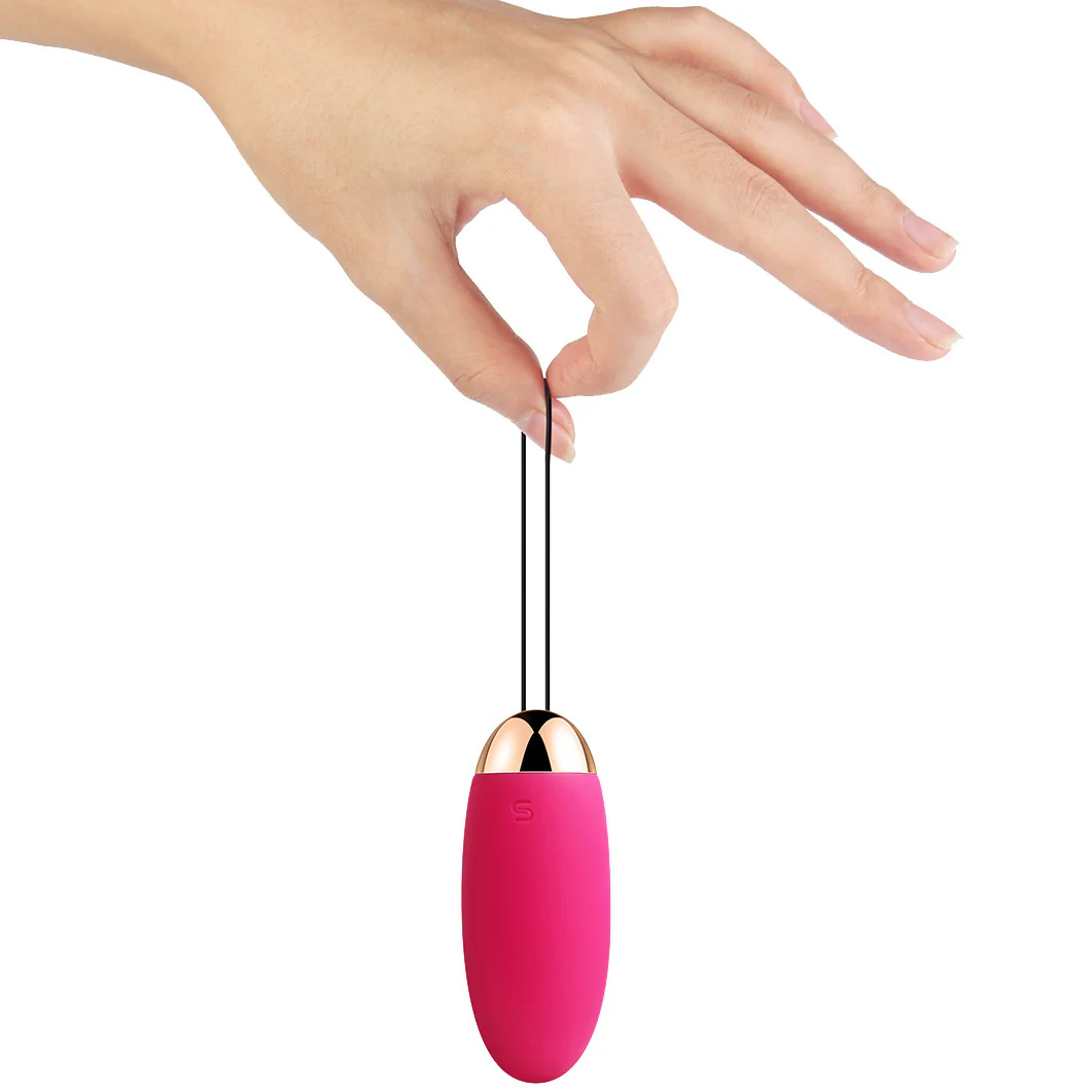 SVAKOM Elva Remote Controlled Wearable Intelligent Rechargeable Silicone Vibrating Bullet - Pink - Image 7
