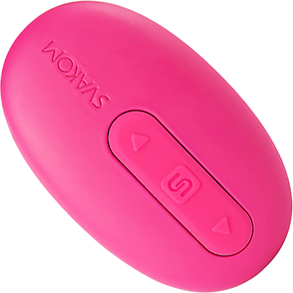 SVAKOM Elva Remote Controlled Wearable Intelligent Rechargeable Silicone Vibrating Bullet - Pink - Image 8